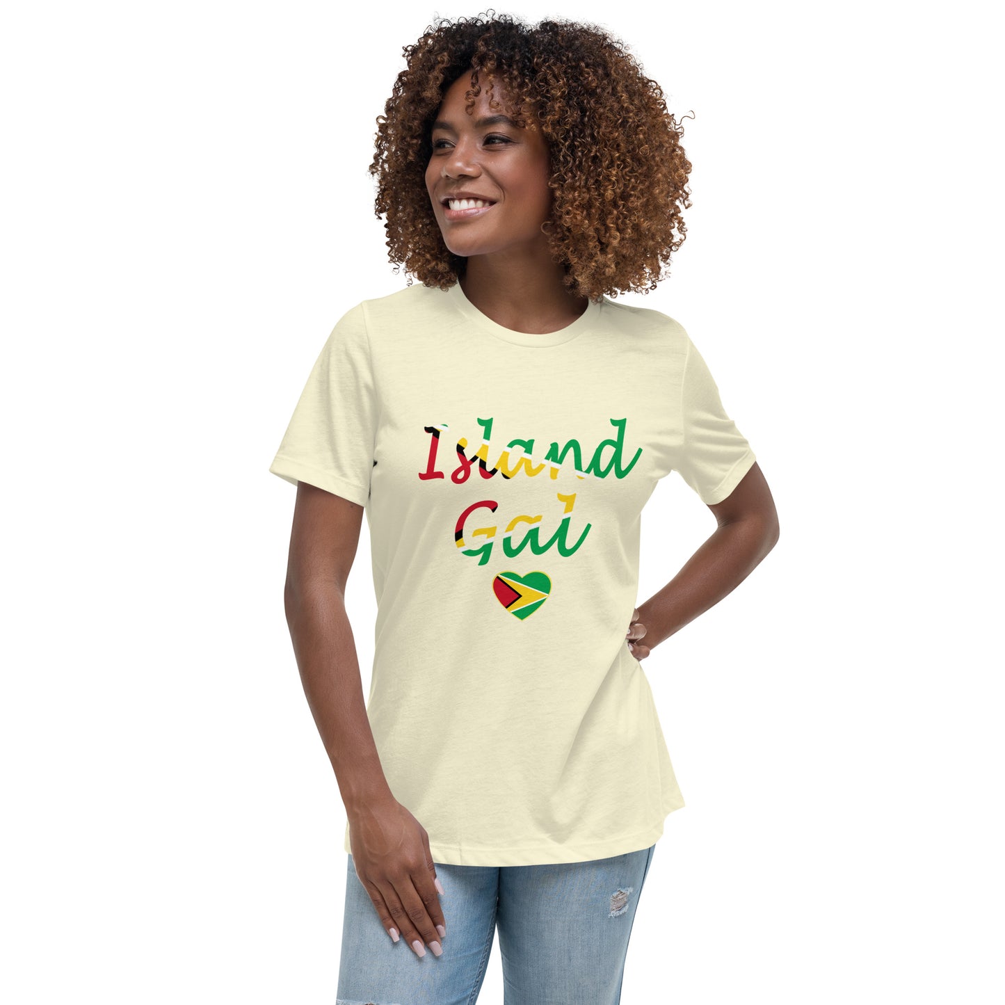 Guyanese Island Gal women's Relaxed T-Shirt