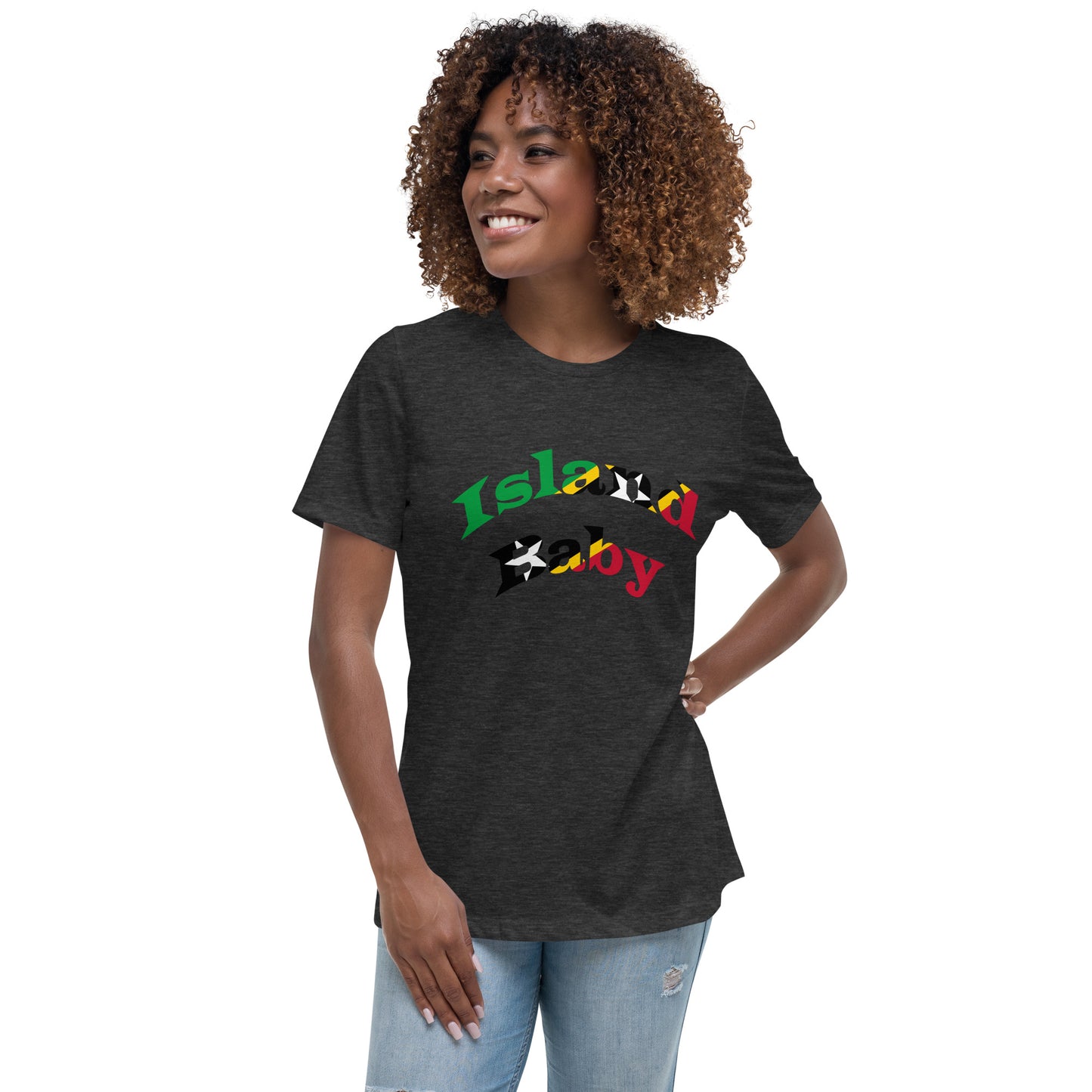 St. Kitts N Nevis Island Baby women's Relaxed T-Shirt