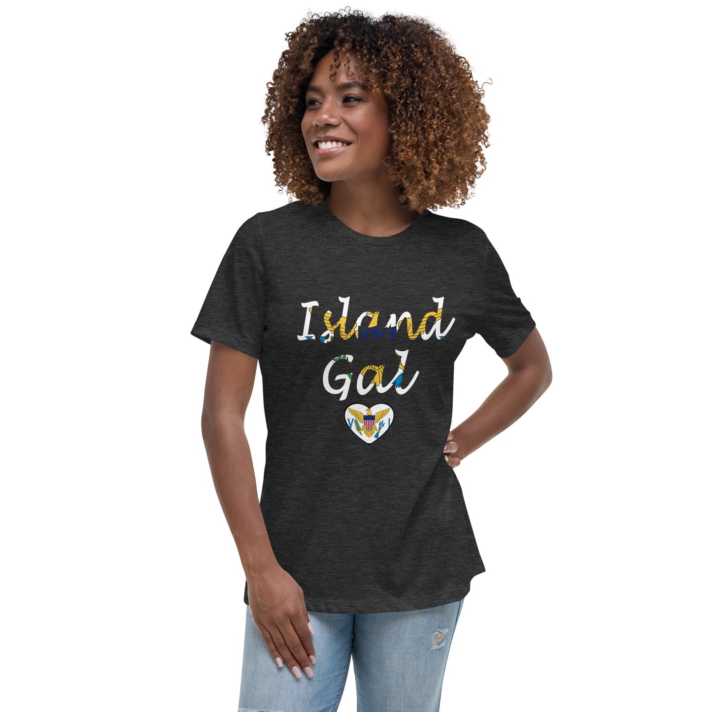 USVI Island Gal women's Relaxed T-Shirt
