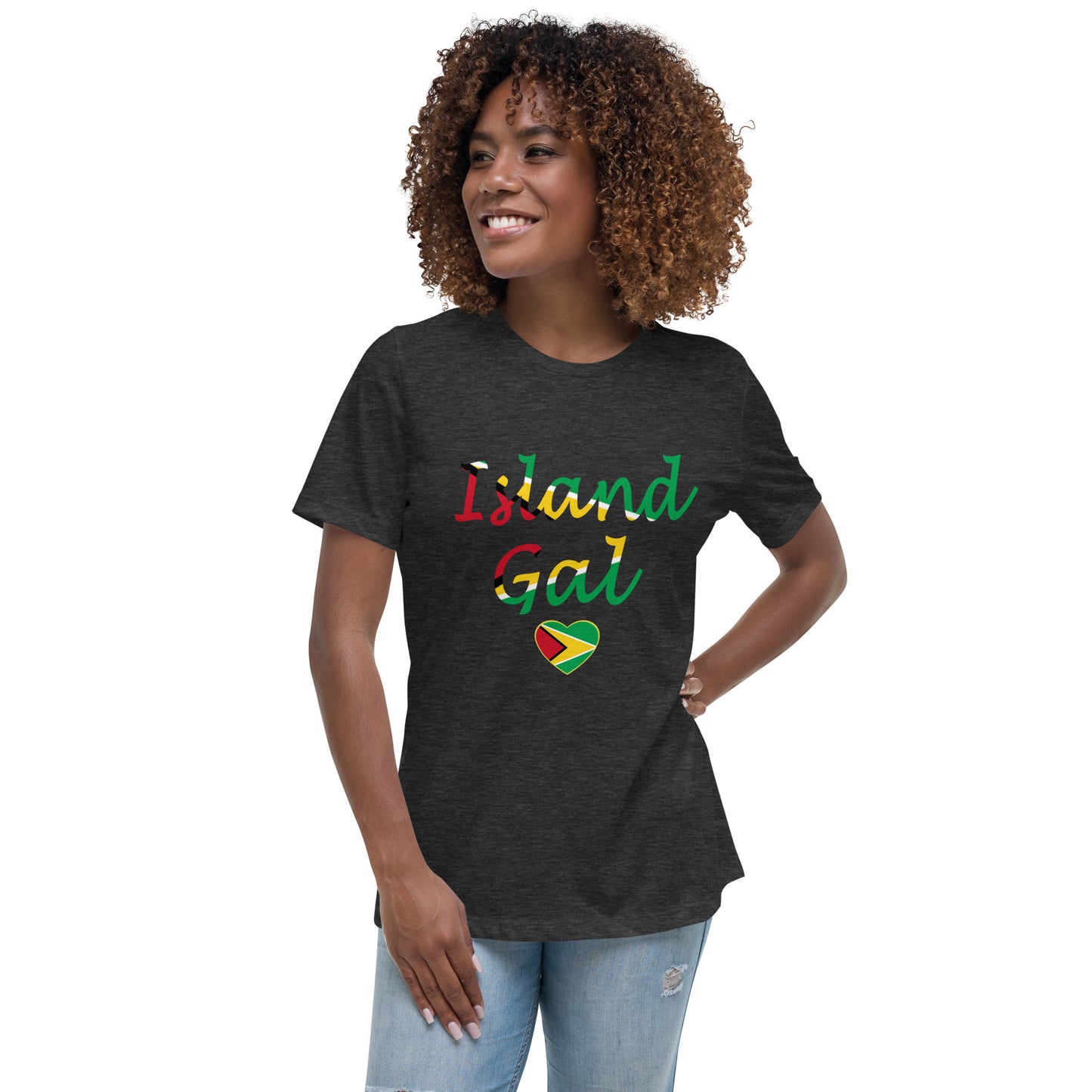 Guyanese Island Gal women's Relaxed T-Shirt