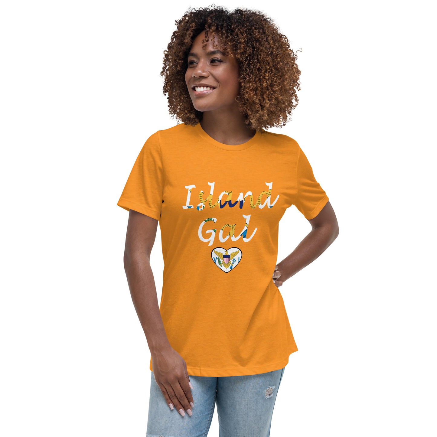 USVI Island Gal women's Relaxed T-Shirt