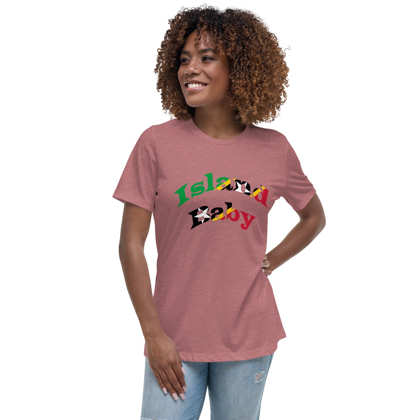 St. Kitts N Nevis Island Baby women's Relaxed T-Shirt