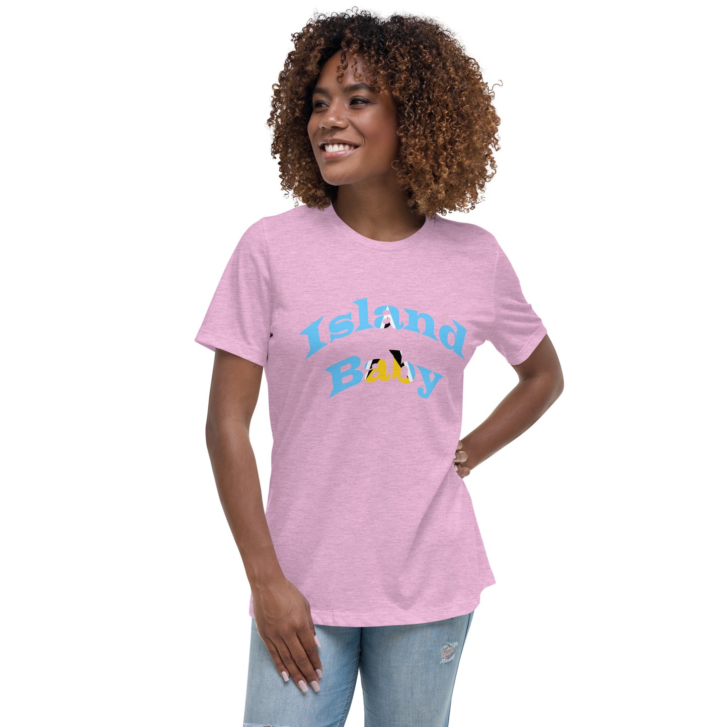 St. Lucian Island Baby women's Relaxed T-Shirt