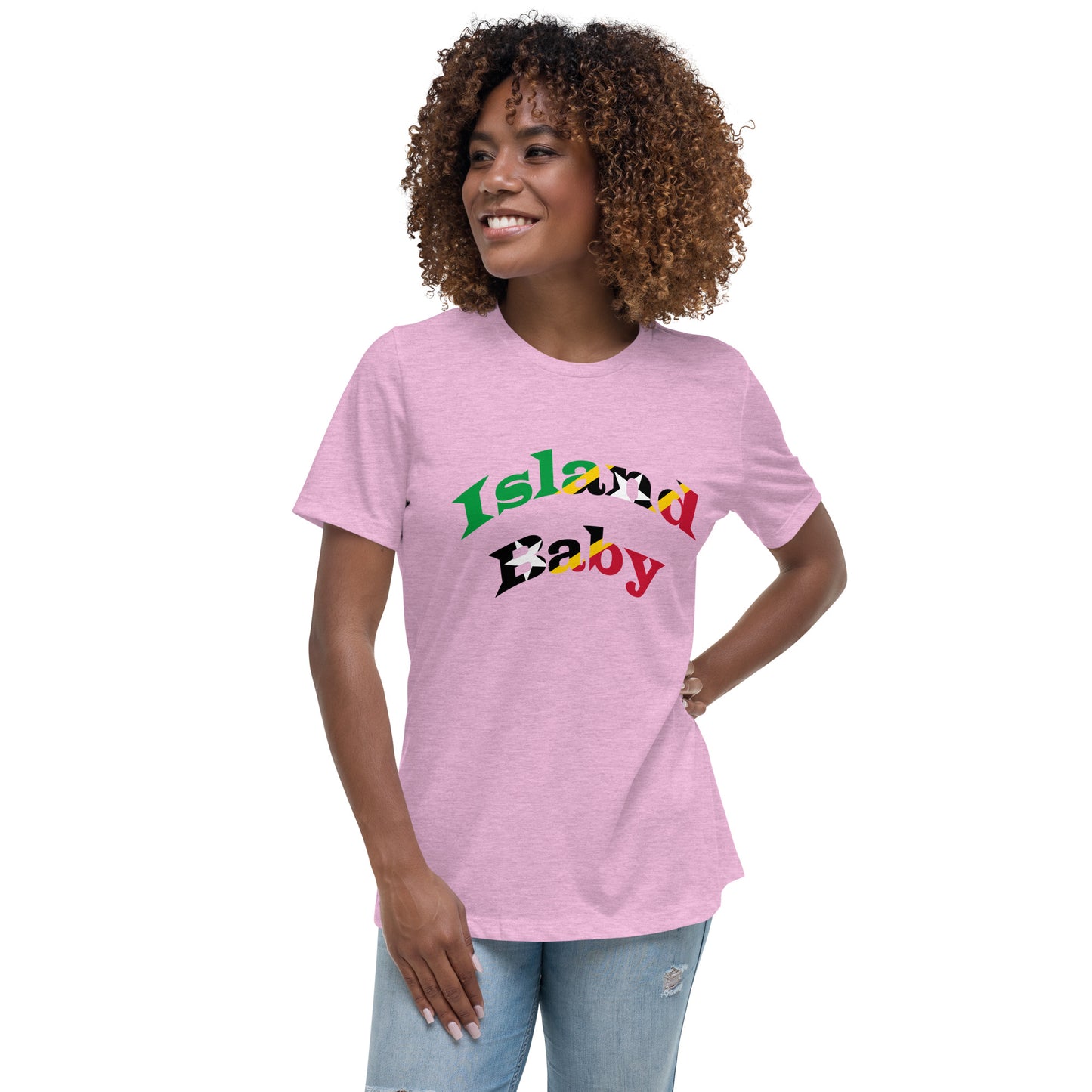 St. Kitts N Nevis Island Baby women's Relaxed T-Shirt