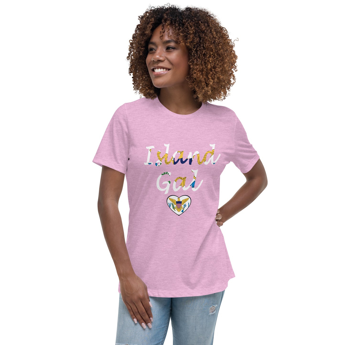 USVI Island Gal women's Relaxed T-Shirt