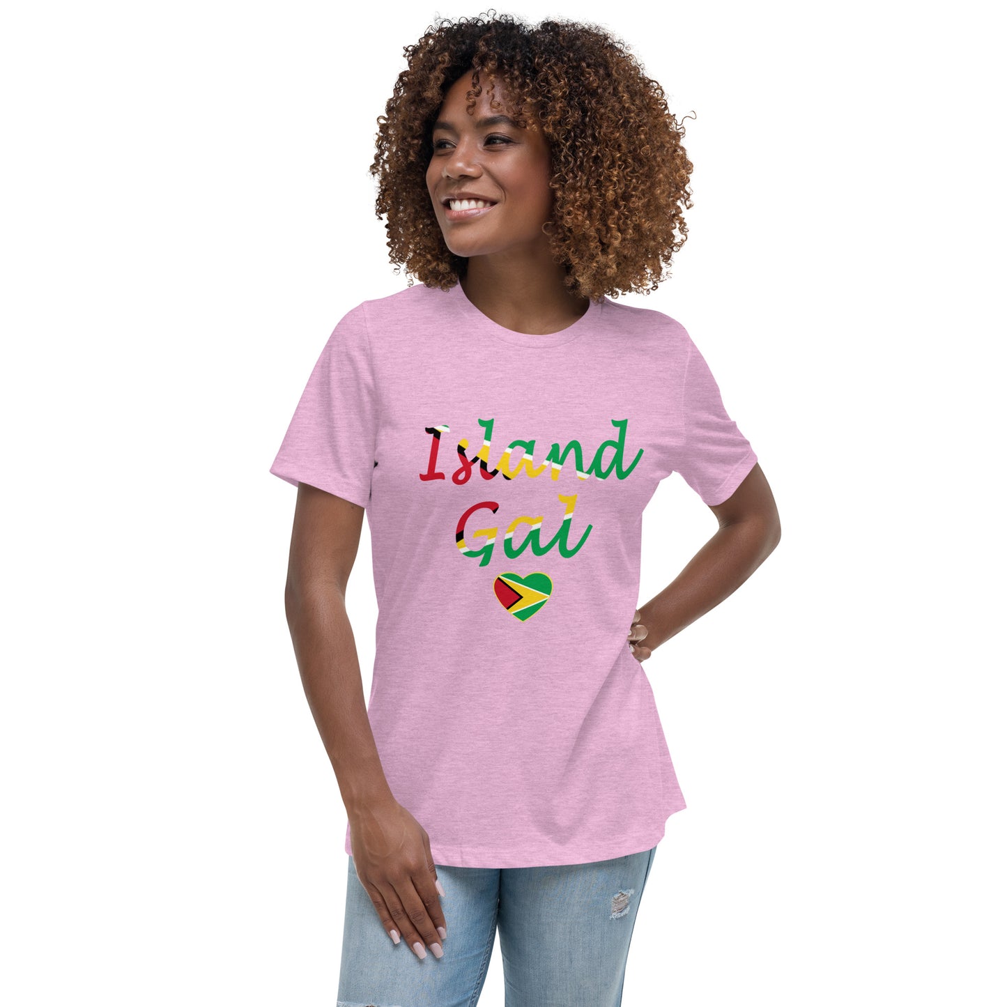 Guyanese Island Gal women's Relaxed T-Shirt