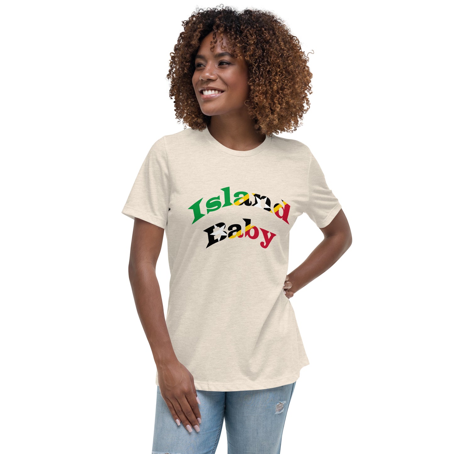 St. Kitts N Nevis Island Baby women's Relaxed T-Shirt