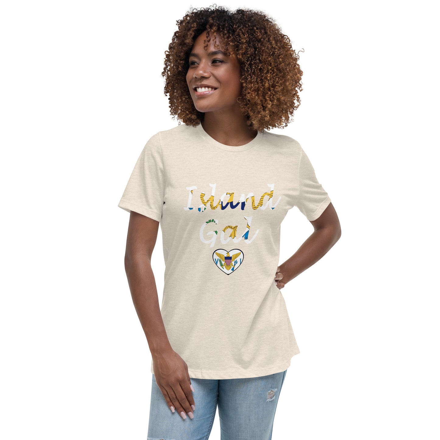 USVI Island Gal women's Relaxed T-Shirt