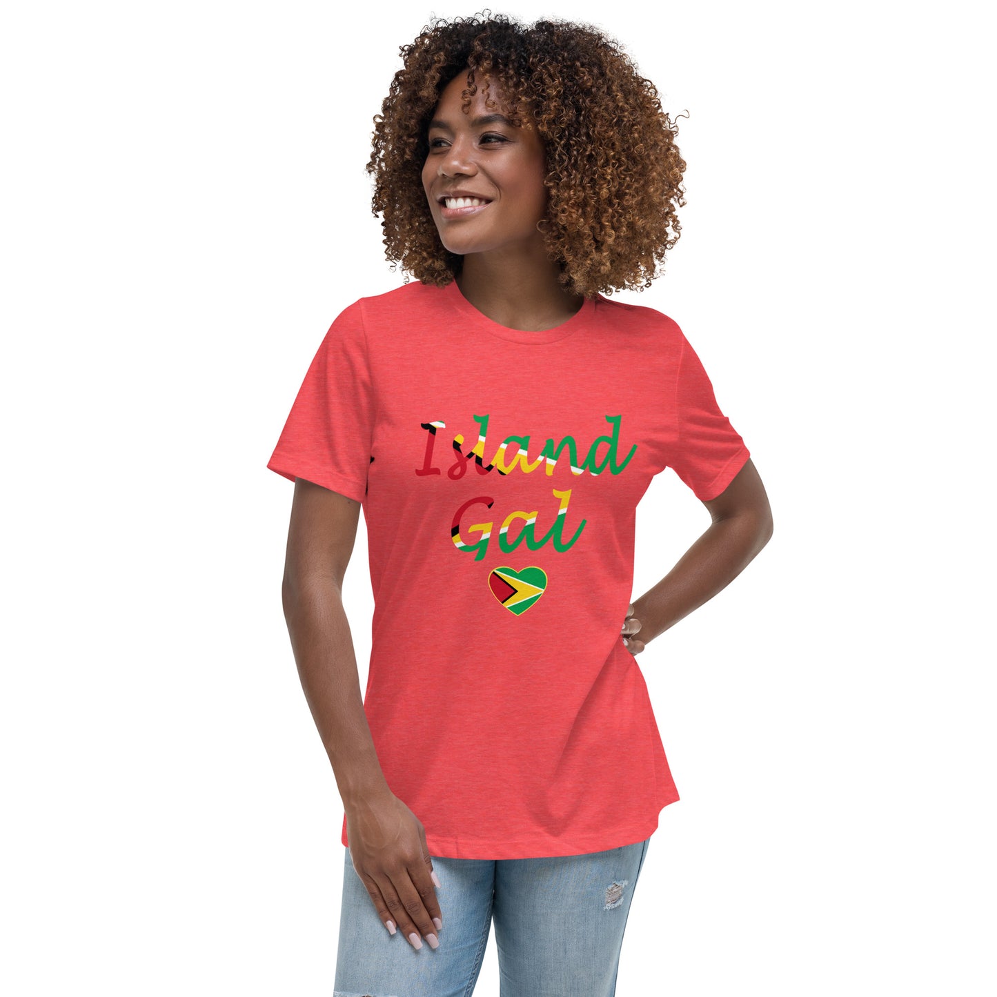 Guyanese Island Gal women's Relaxed T-Shirt