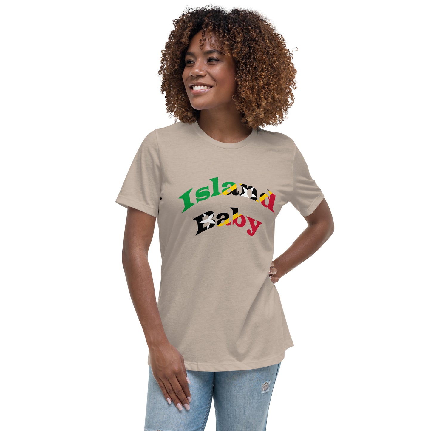 St. Kitts N Nevis Island Baby women's Relaxed T-Shirt