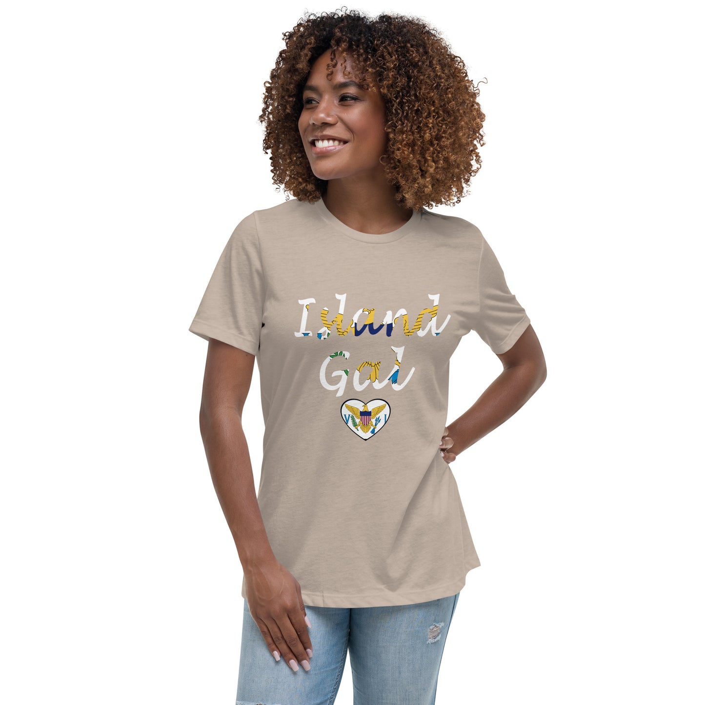 USVI Island Gal women's Relaxed T-Shirt