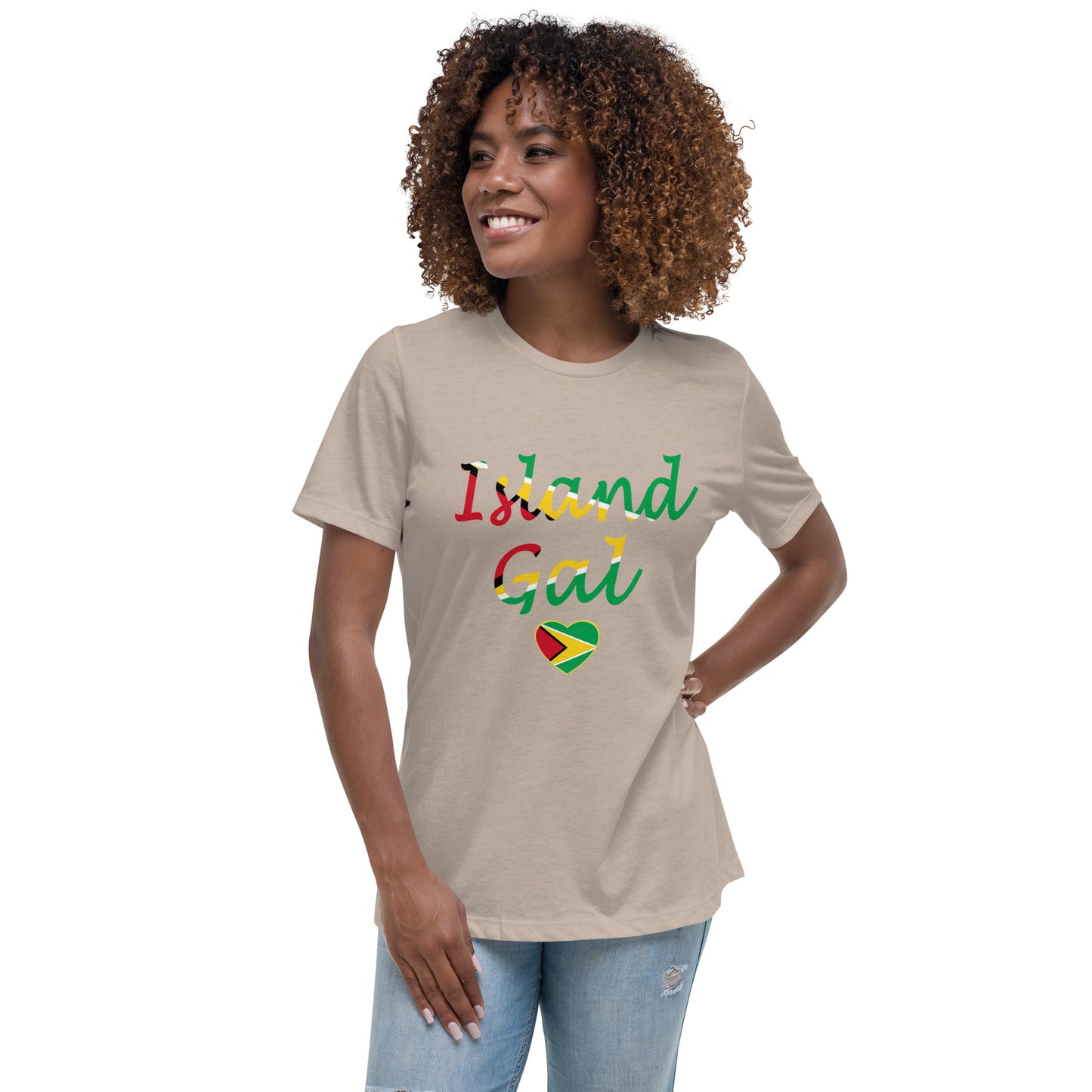 Guyanese Island Gal women's Relaxed T-Shirt