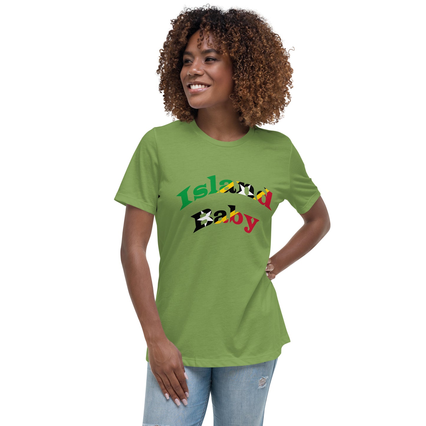 St. Kitts N Nevis Island Baby women's Relaxed T-Shirt