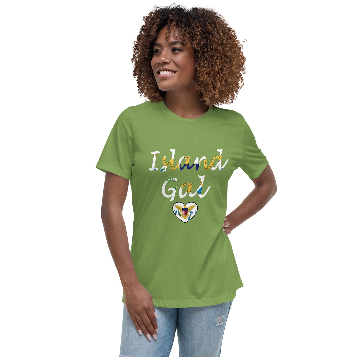 USVI Island Gal women's Relaxed T-Shirt
