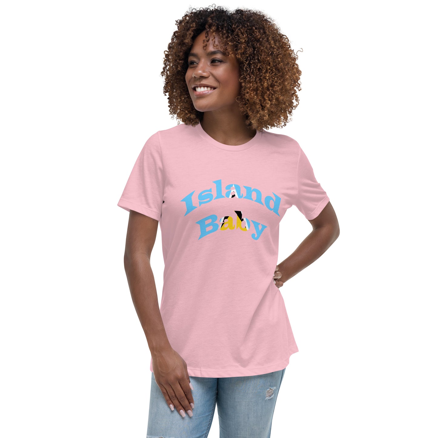 St. Lucian Island Baby women's Relaxed T-Shirt