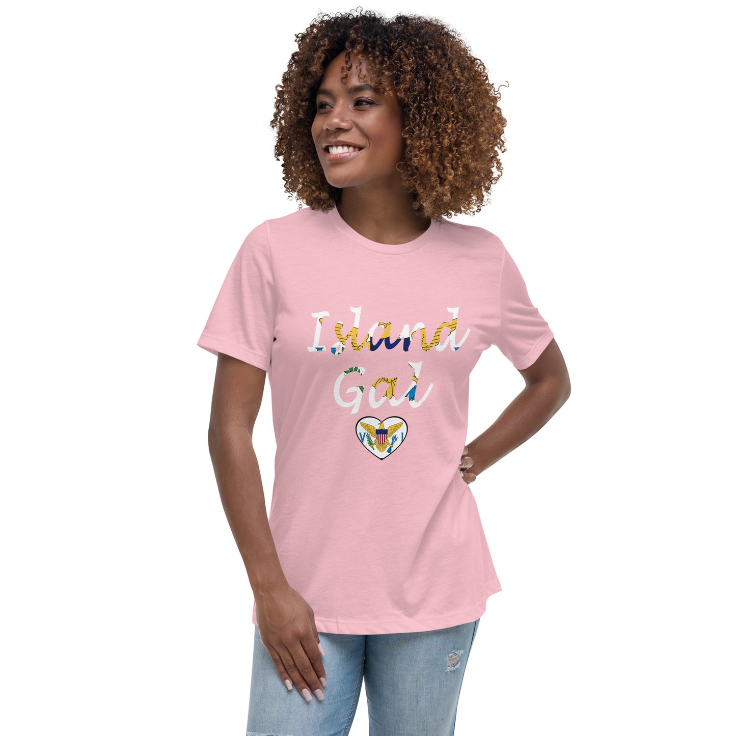 USVI Island Gal women's Relaxed T-Shirt