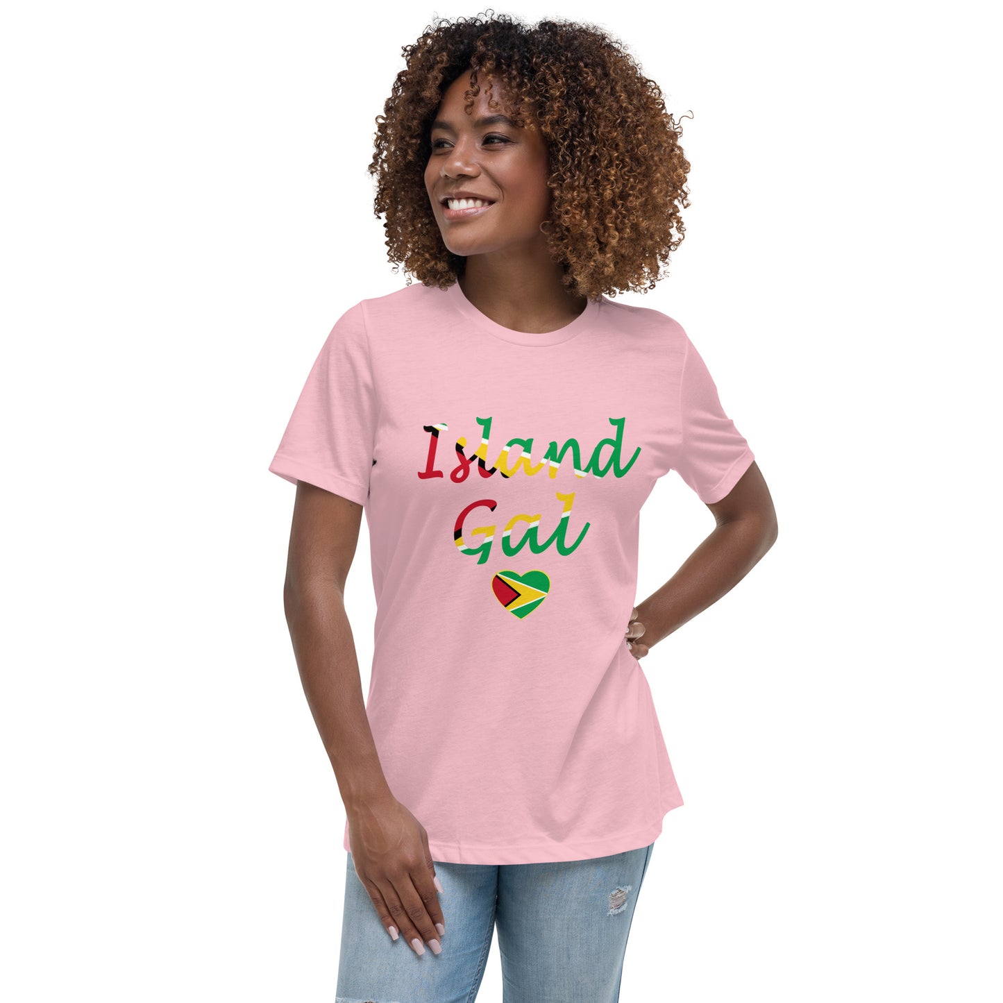 Guyanese Island Gal women's Relaxed T-Shirt