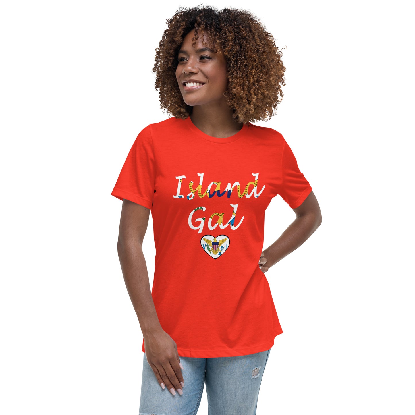 USVI Island Gal women's Relaxed T-Shirt