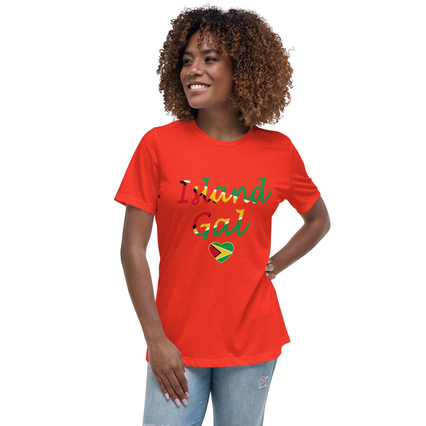 Guyanese Island Gal women's Relaxed T-Shirt
