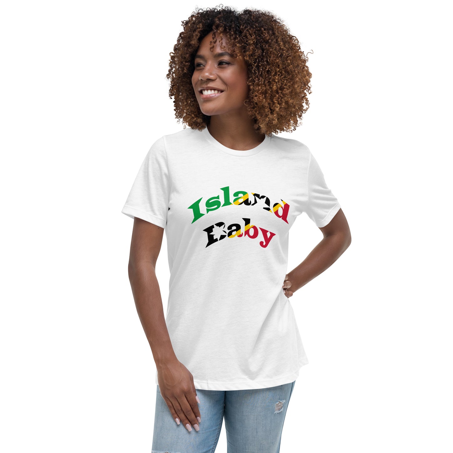 St. Kitts N Nevis Island Baby women's Relaxed T-Shirt