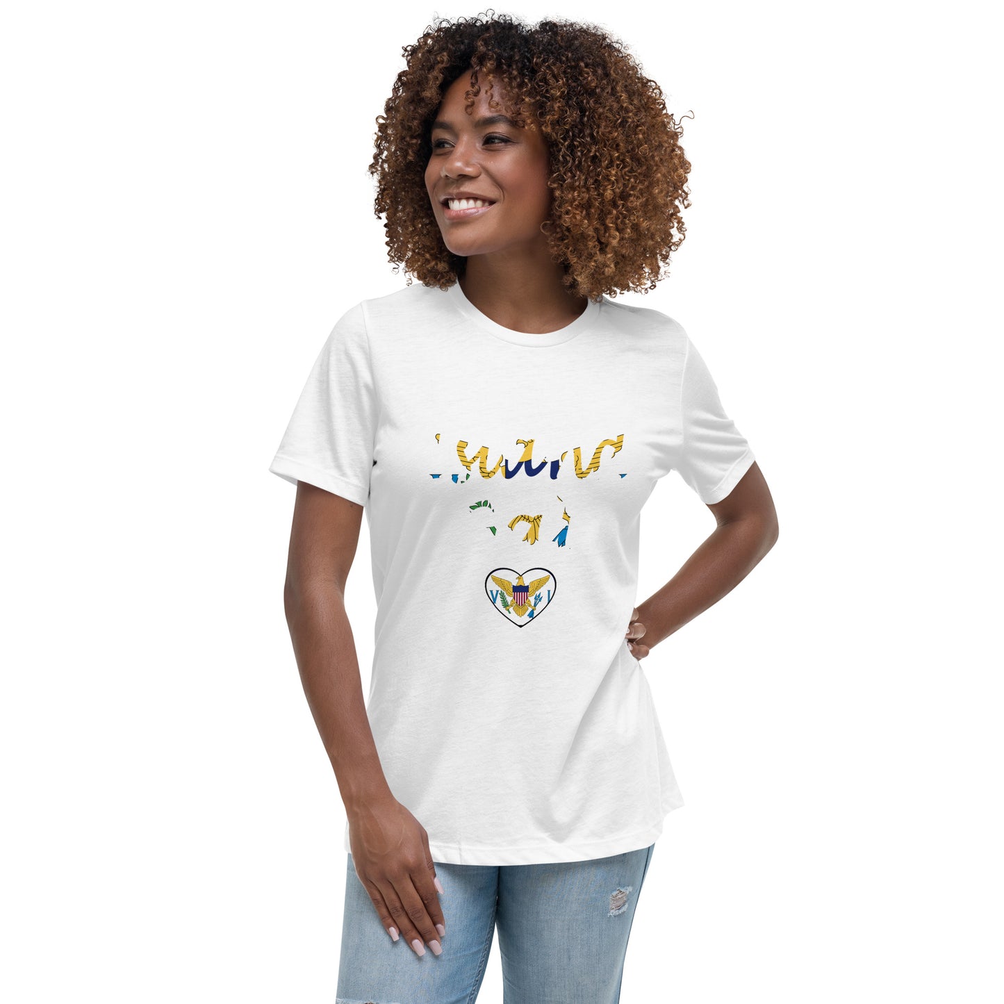 USVI Island Gal women's Relaxed T-Shirt