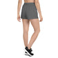 Griff-Fit Grey Womens Athletic Shorts