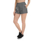 Griff-Fit Grey Womens Athletic Shorts