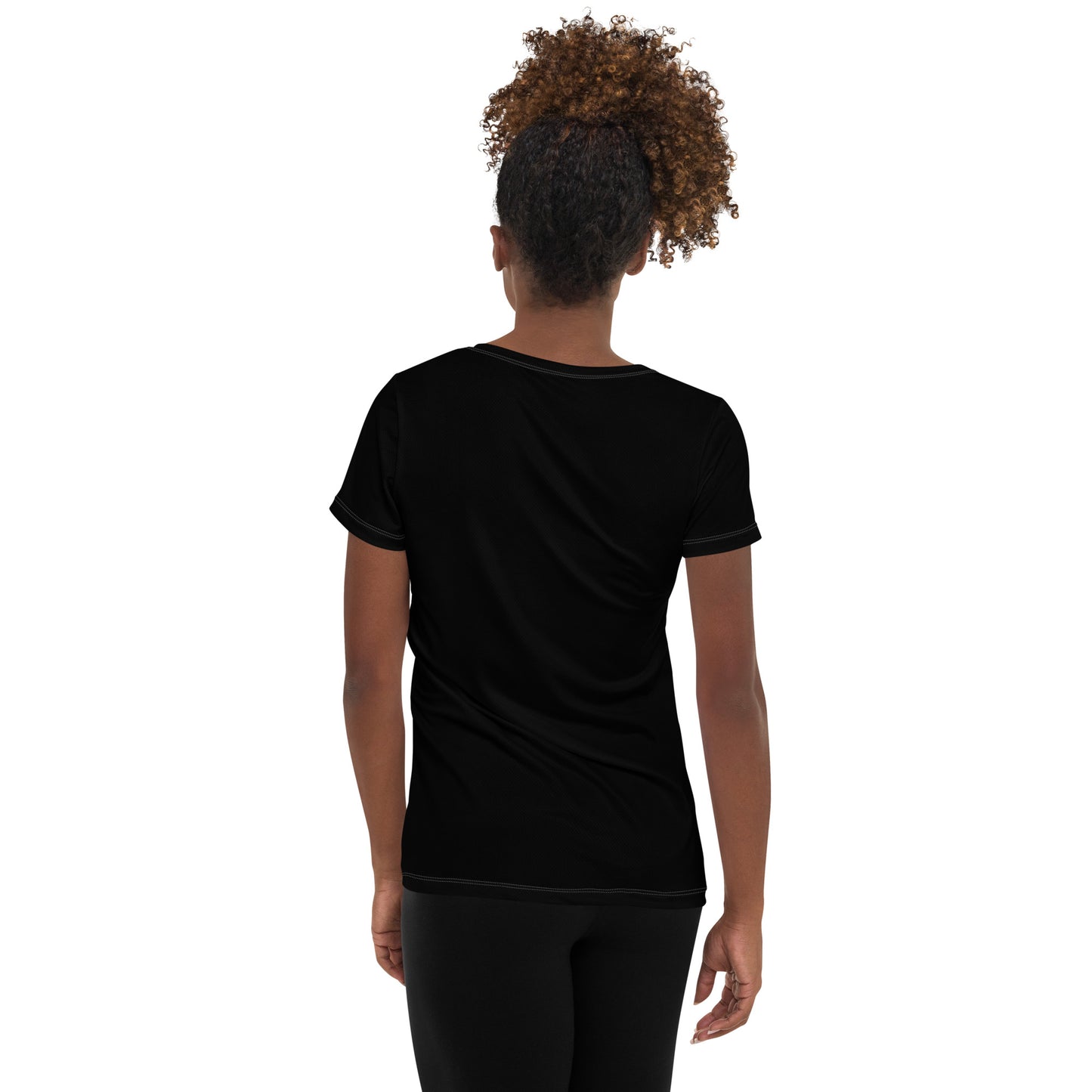 Griff-Fit Black Women's Athletic T-shirt