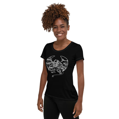 Griff-Fit Black Women's Athletic T-shirt