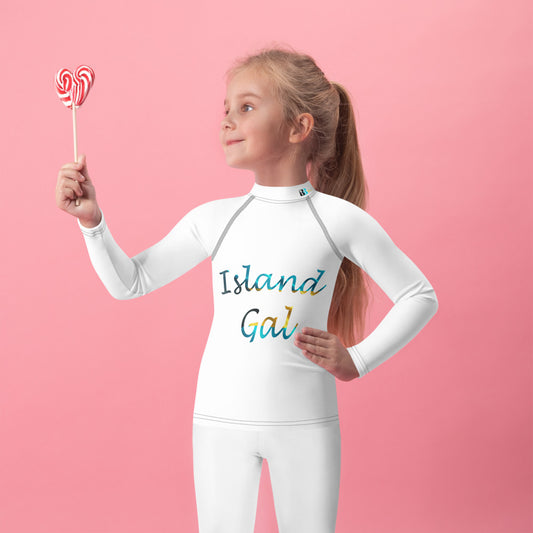 Bah Island Gal Kids Rash Guard