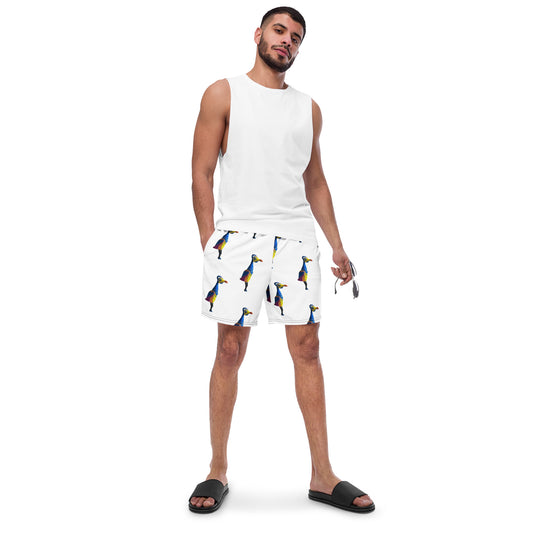 Bird Is Da Word Men's swim trunks