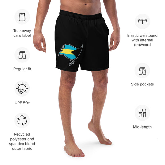 Swashbuckler Black Men's swim trunks