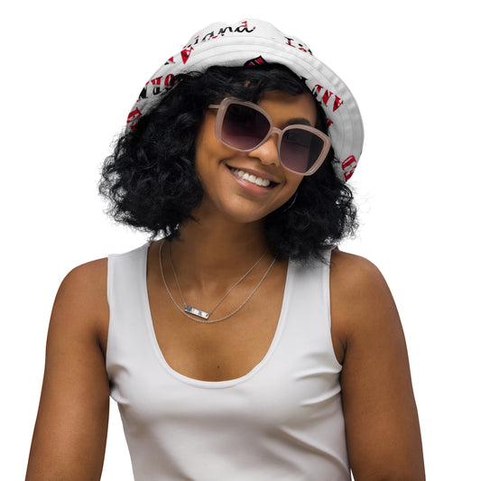 Island Gal/Born Bred And Fed Reversible bucket hat