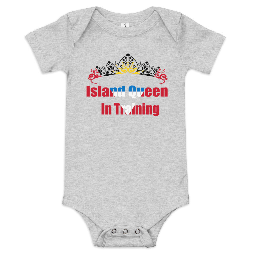 Antiguan Island Queen In Training short sleeve one piece