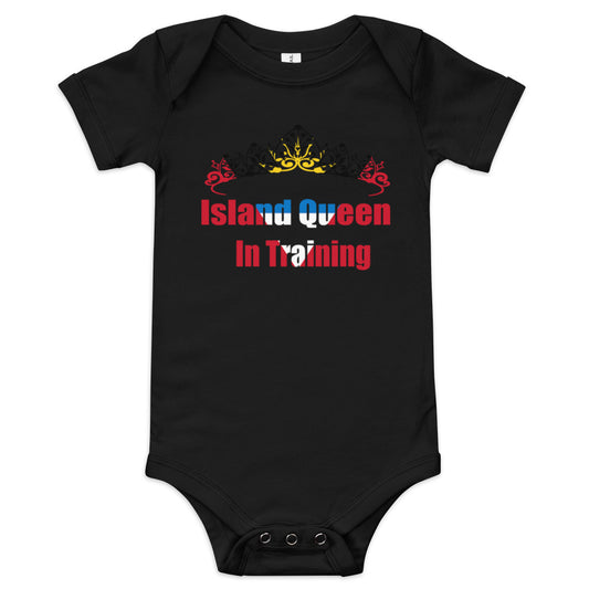 Antiguan Island Queen In Training short sleeve one piece