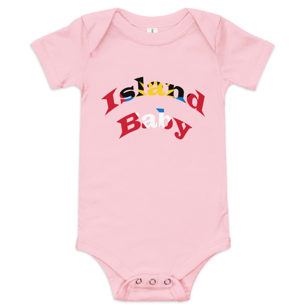 Antigua Island Baby short sleeve one piece