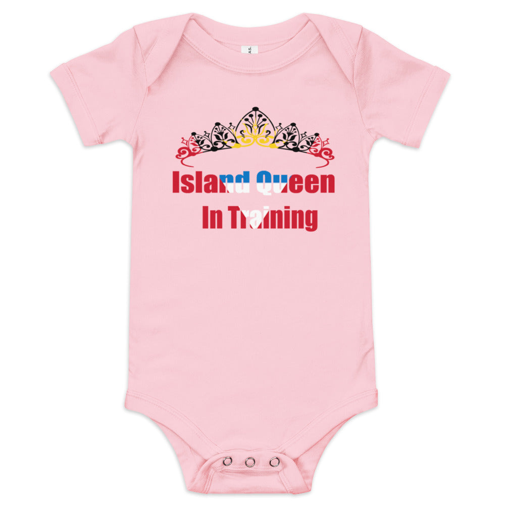 Antiguan Island Queen In Training short sleeve one piece