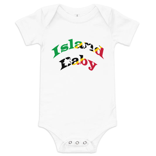 St. Kitts Island Baby short sleeve one piece