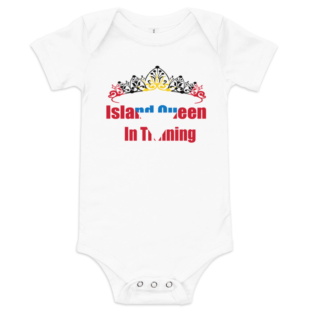 Antiguan Island Queen In Training short sleeve one piece