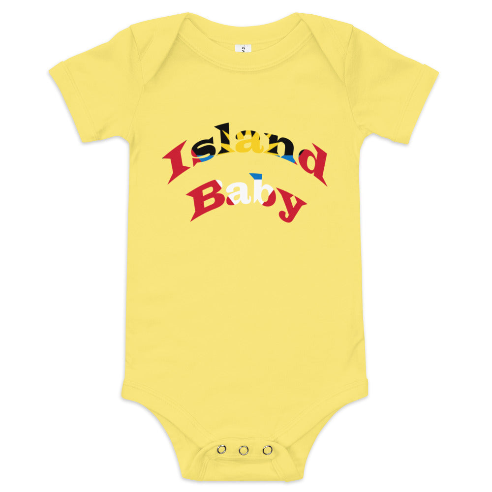 Antigua Island Baby short sleeve one piece