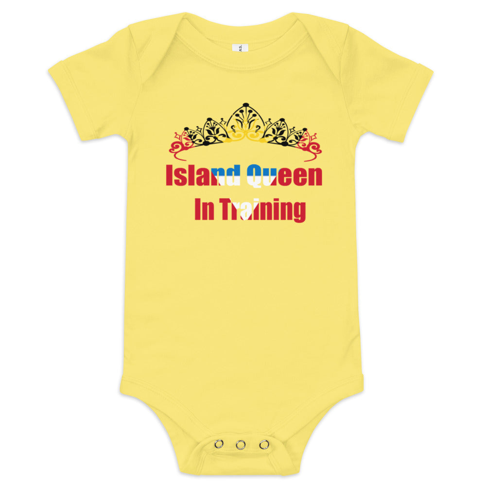 Antiguan Island Queen In Training short sleeve one piece