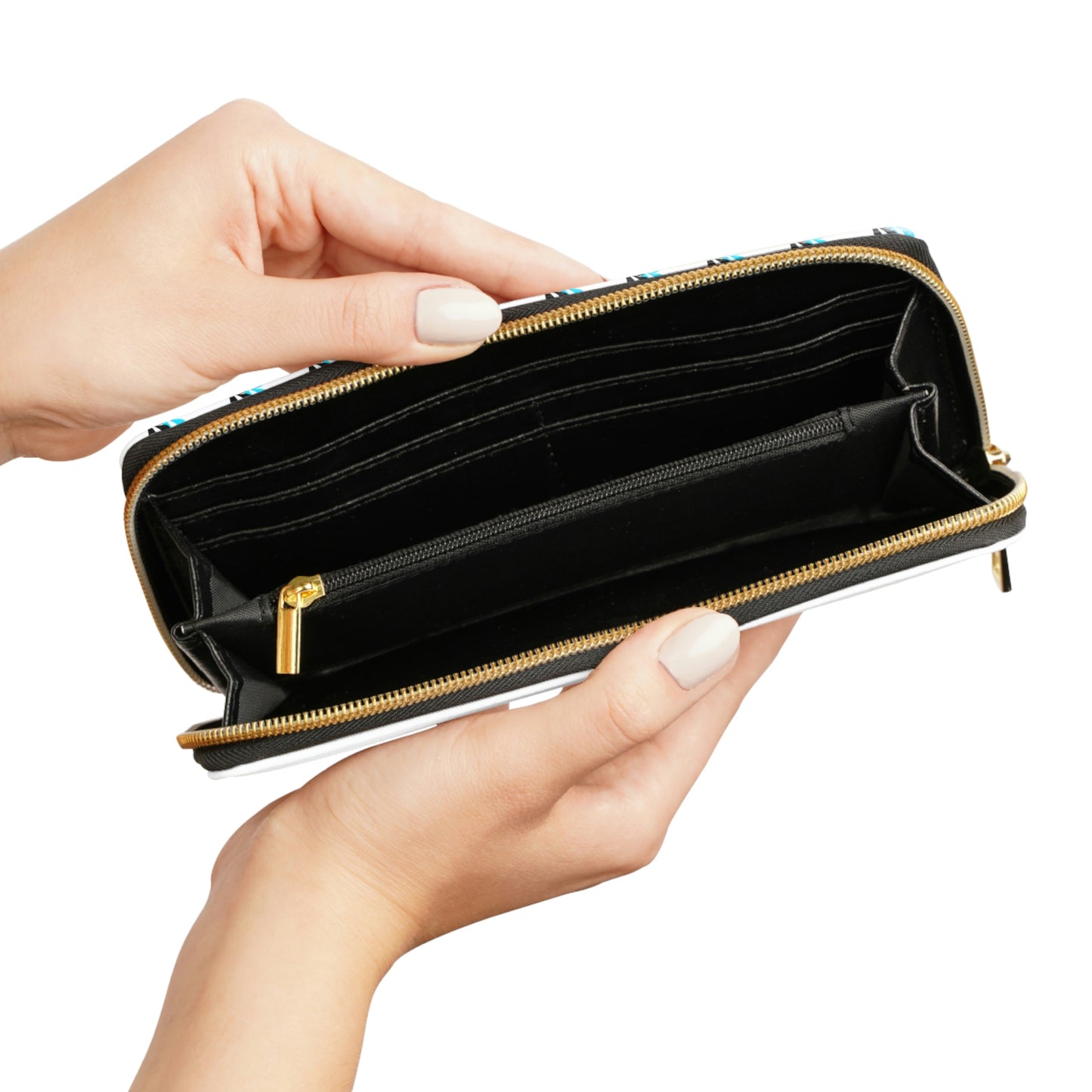 Da Logo Zipper Wallet