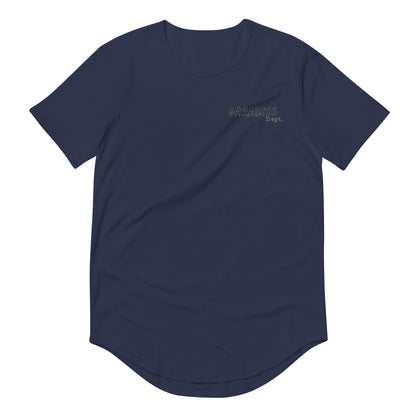Paradise Dept. Curved Hem T-Shirt