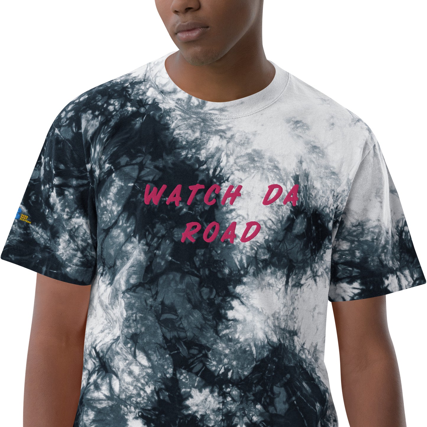 Watch Da Road Oversized tie-dye t-shirt