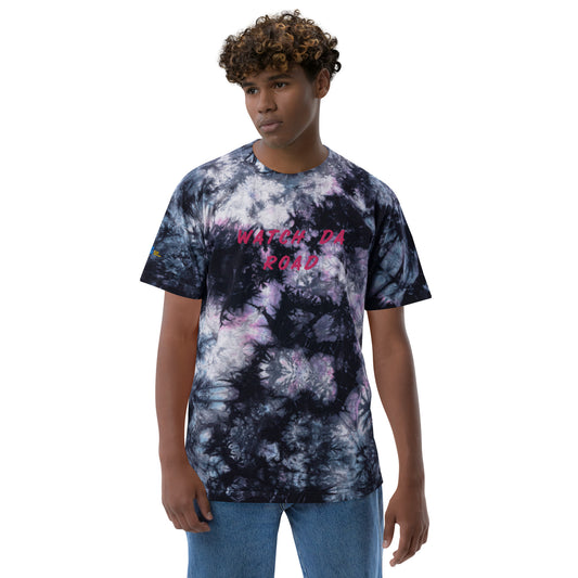 Watch Da Road Oversized tie-dye t-shirt