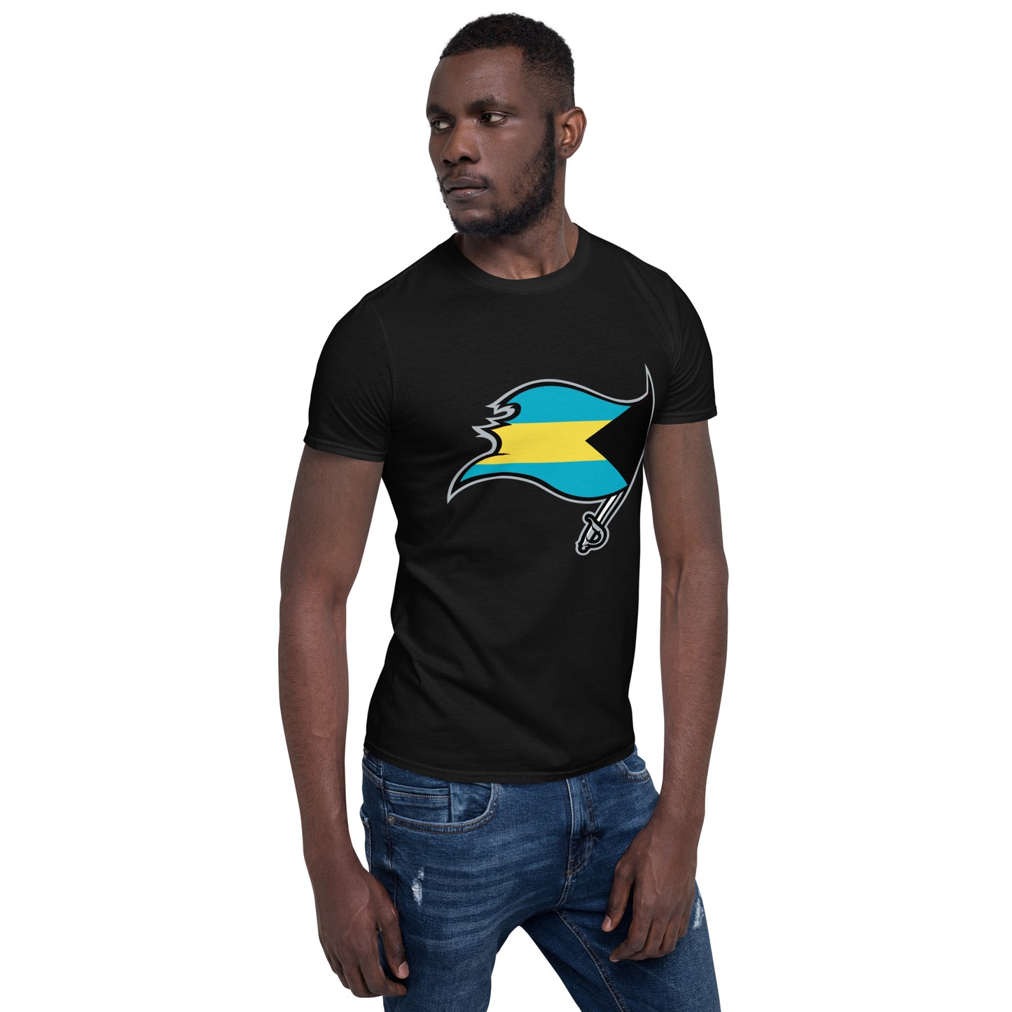 Short-Sleeve Unisex T-Shirt Black Fish