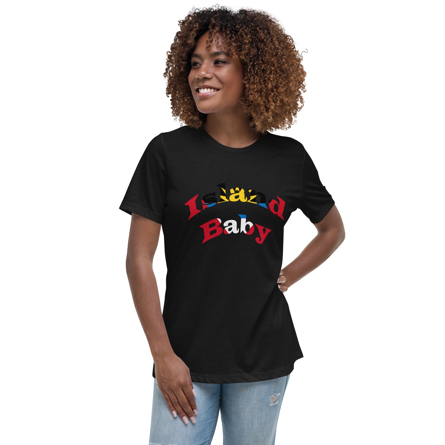 Antiguan Island Baby women's Relaxed T-Shirt