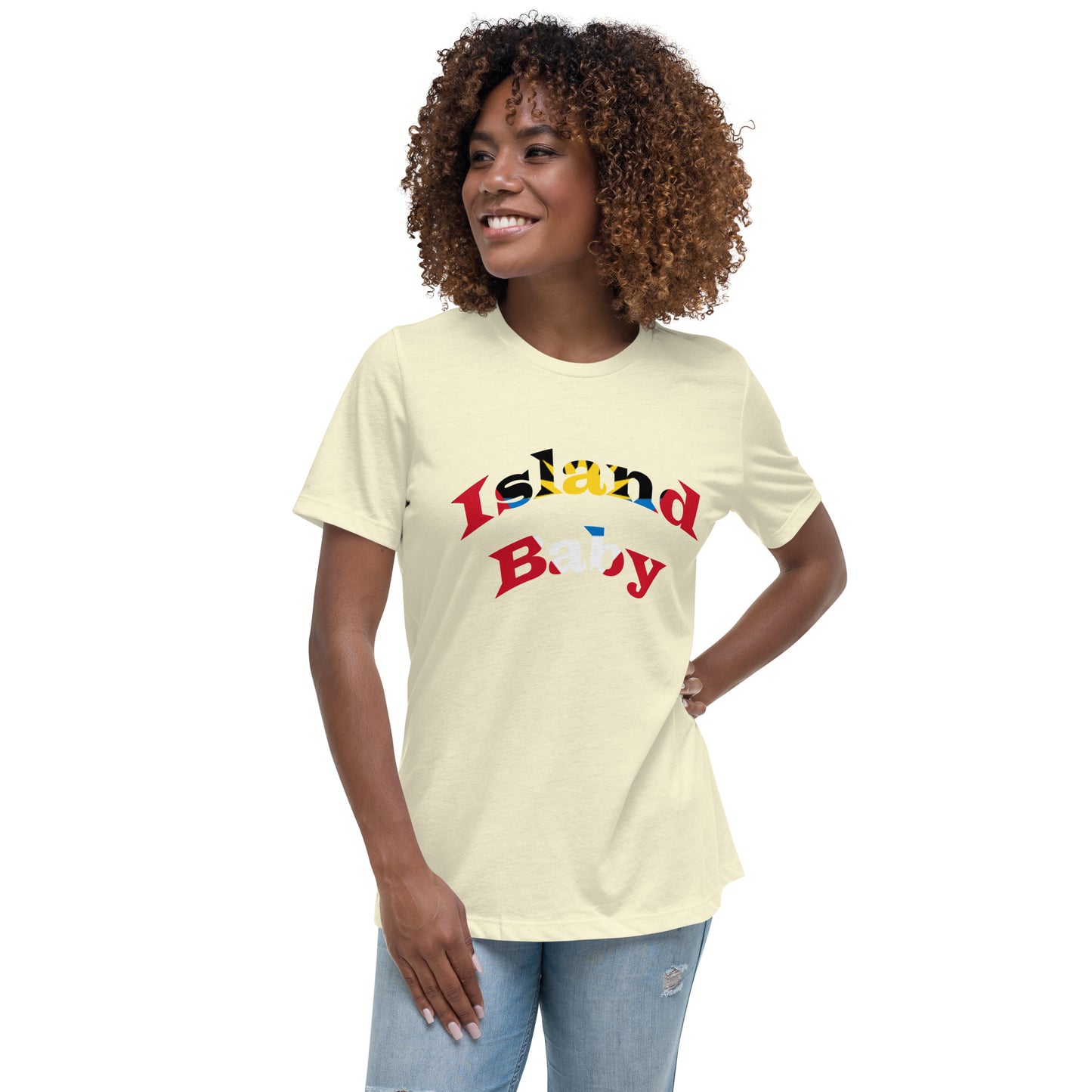 Antiguan Island Baby women's Relaxed T-Shirt