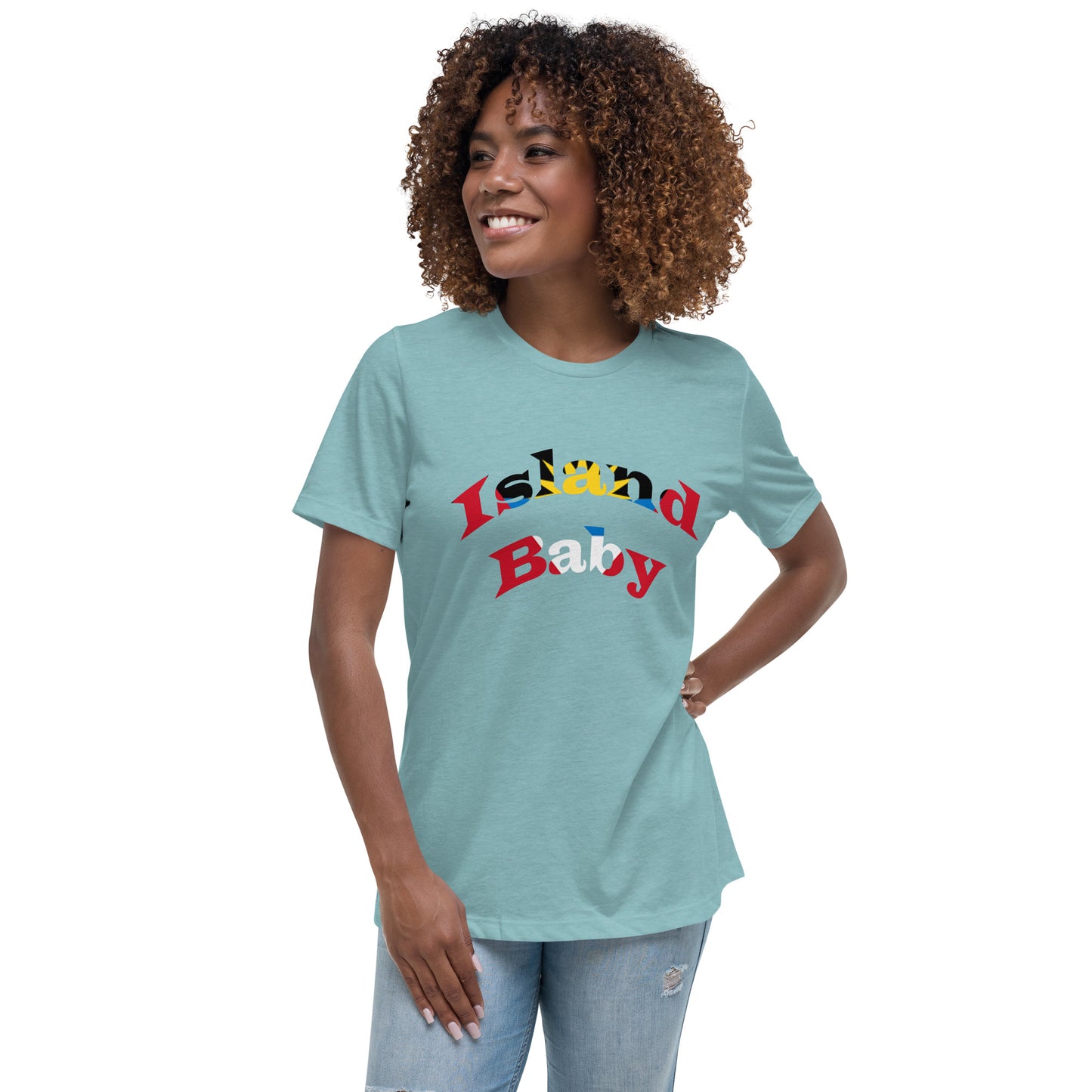 Antiguan Island Baby women's Relaxed T-Shirt