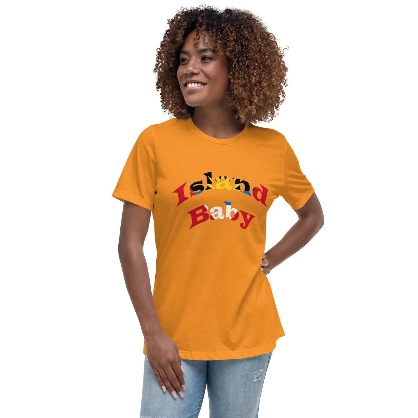 Antiguan Island Baby women's Relaxed T-Shirt